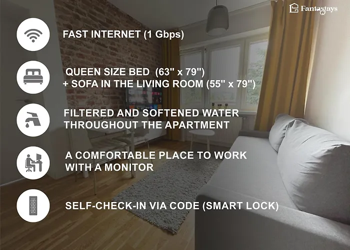 Апартаменты Fantastays - Sunny Cloud Вроцлав